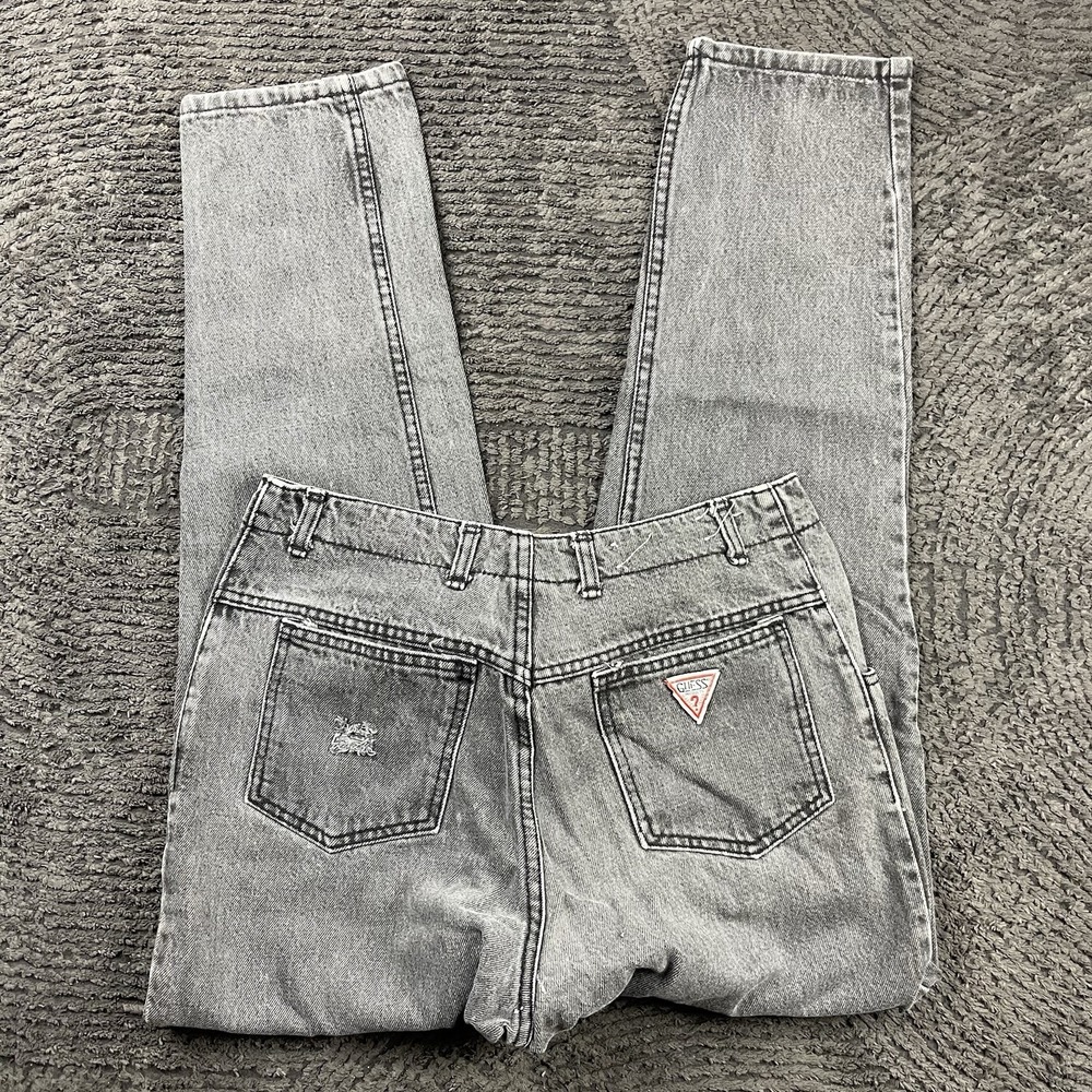 Vintage Guess Jeans by Georges Marciano Men's 28x28 Jeans USA Gray Button Fly - Picture 10 of 10